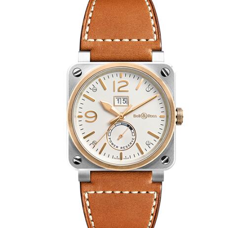 Replica Bell and Ross br03 Watch BR 03-90 STEEL & ROSE GOLD